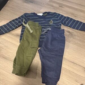 Tommy Bahama Kids Set - Navy and Olive